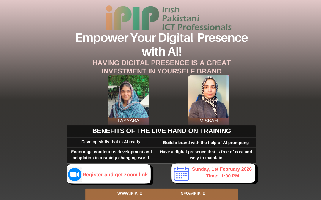 Build Your Digital Presence Using AI | IPIP Live Training